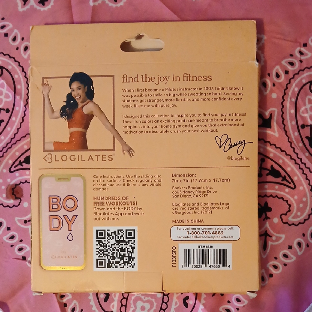 Blogilates Slider Discs - Cream - Picture 2 of 2